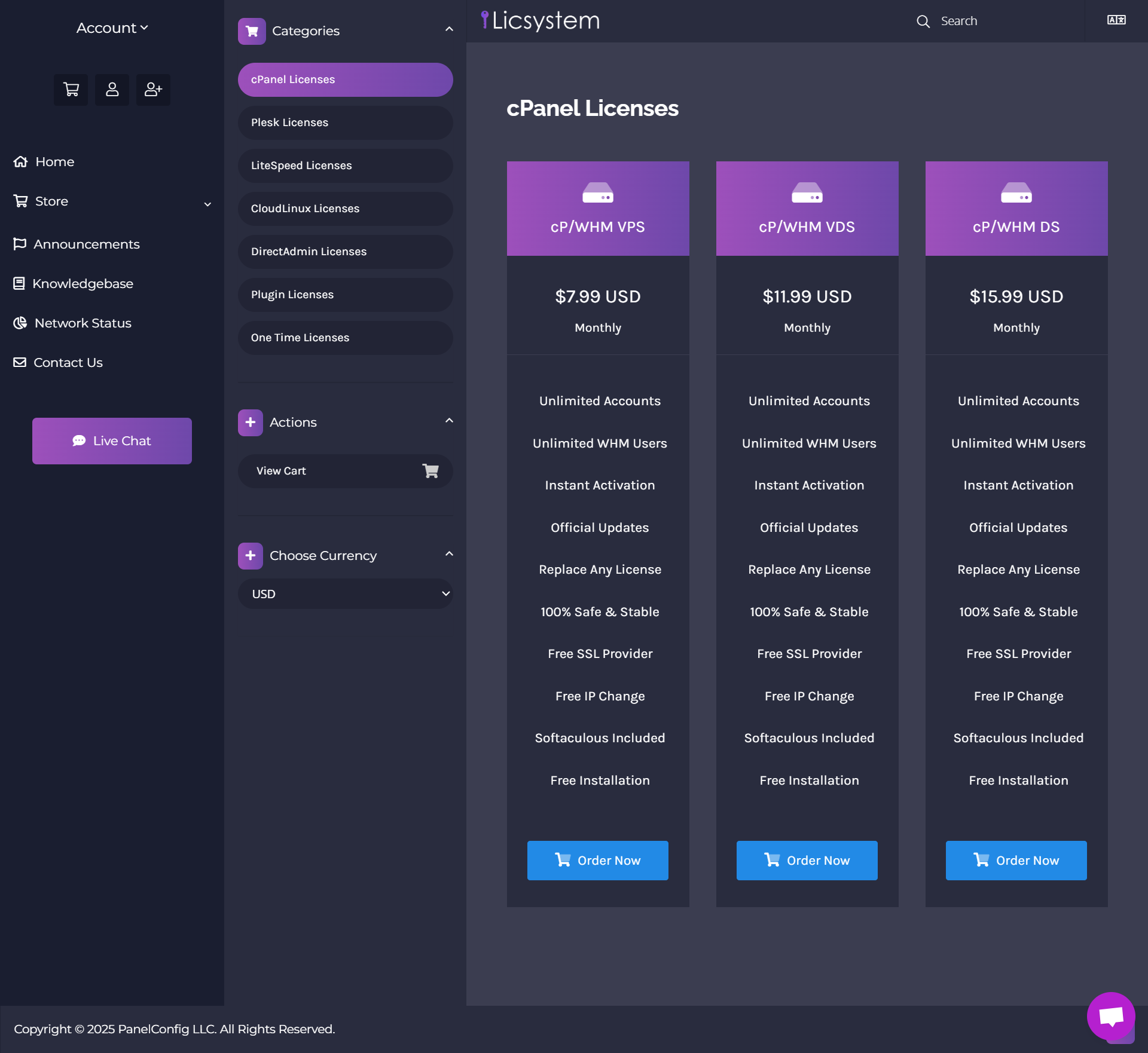 LicSystem — SaaS Listed on Flippa: LicSystem.com self-hosted licence-key  SaaS: instantly sells & auto-renews keys for cPanel, Plesk, DirectAdmin,  JetBackup, Imunify360, Softaculous & more.