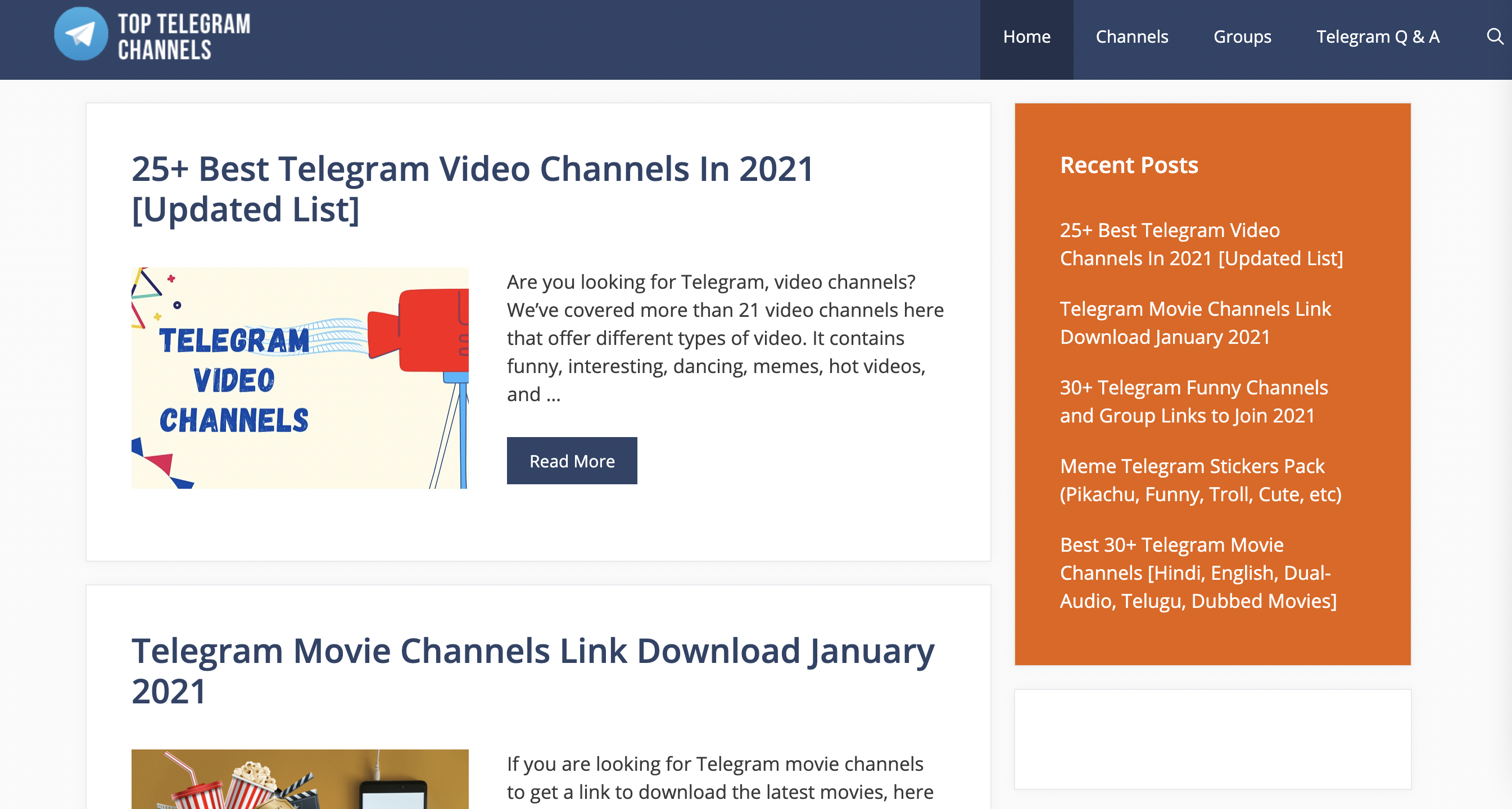 TopTelegramChannels.com — Website Sold on Flippa: Telegram Channels, How-To  Guides Blog | 200K+ Pageviews / Month | $100+/Month