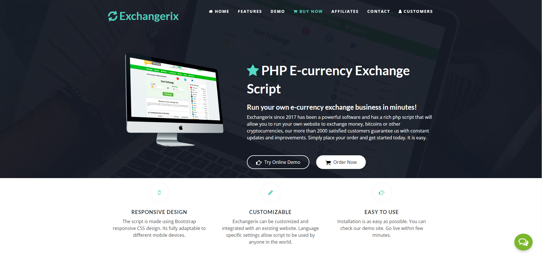 exchangerix.com — SaaS Sold on Flippa: Exchangerix is powerful and has a  rich php script that will allow you to run your own money, cryptocurrency  or any product you want exchange site.