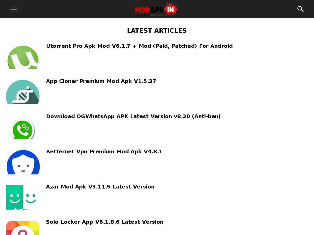 — Website Listed on Flippa: Modded Android application