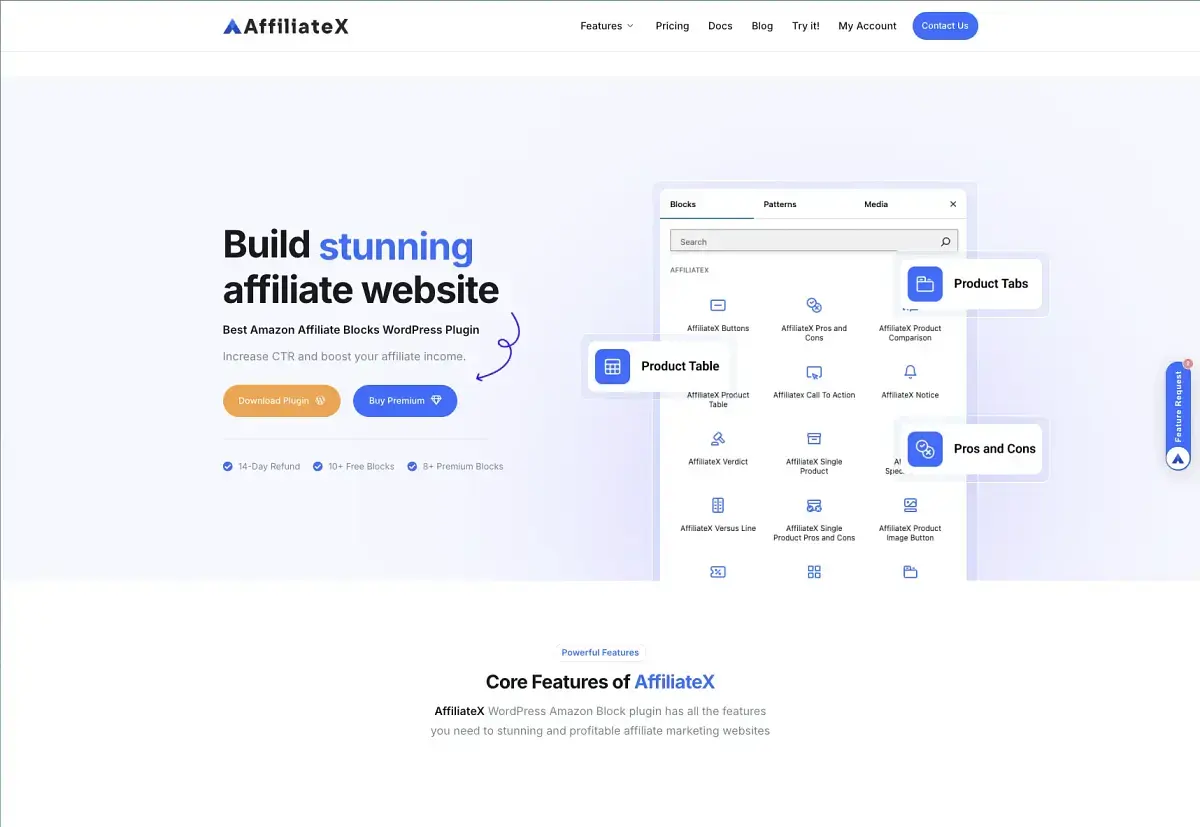 AffiliateX – Amazon Affiliate Plugin — Wordpress Plugin Listed on ...