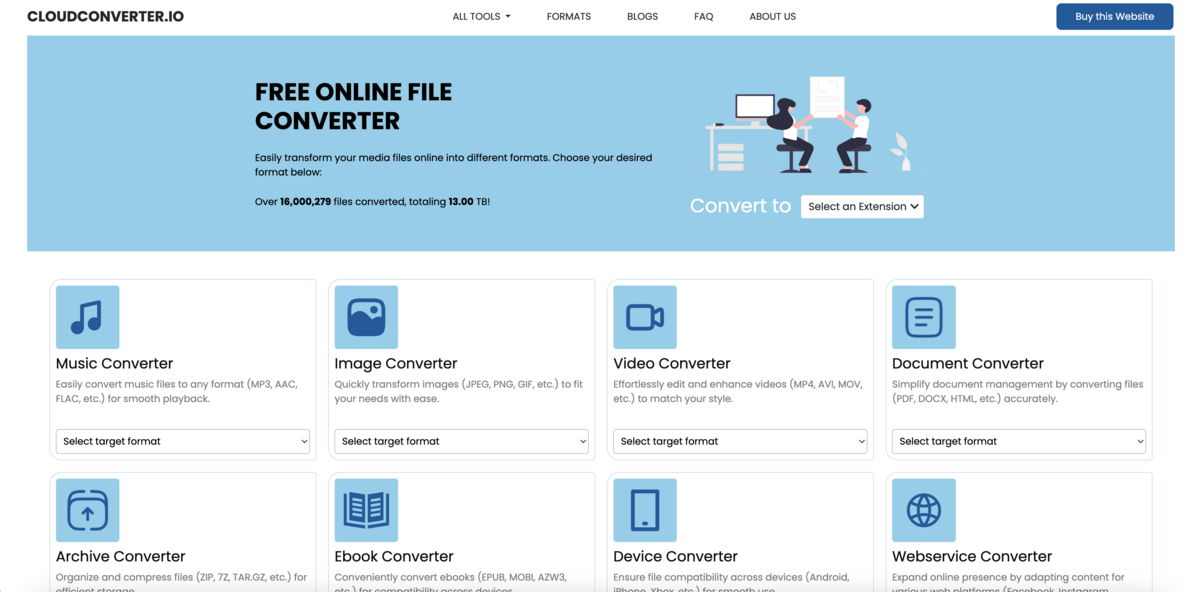 CloudConverter.io — All type of file converter SAAS — SaaS Sold on ...