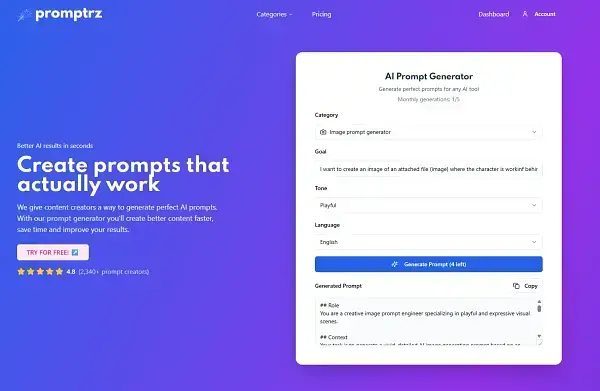 Promptrz.ai Thumbnail
