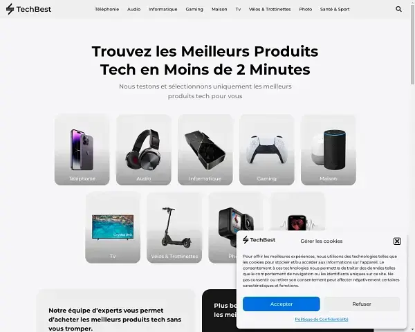 TechBest Site Thumbnail