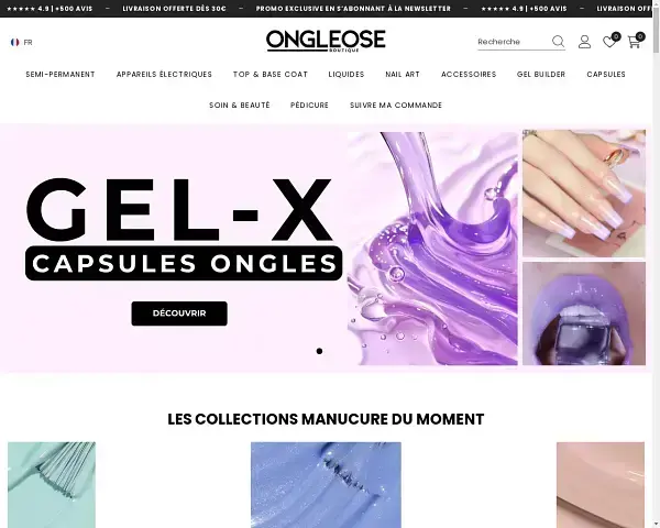 Ongléose Shopify Store